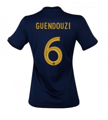Frankrike Matteo Guendouzi #6 Hemmatröja Kvinnor VM 2022 Kortärmad
